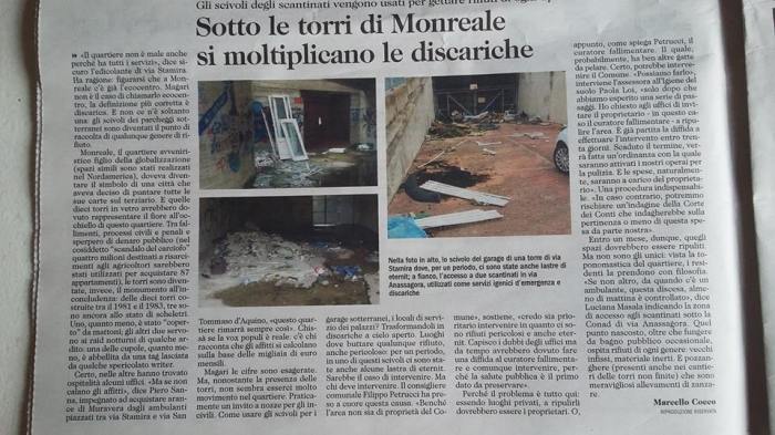 Rifiuti a Monreale